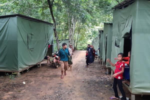 Nghệ An: Sơ tán 1.146 người dân trong vùng sạt lở đến nơi an toàn