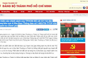 TP HCM thông báo dự kiến chính sách đền bù đối với hơn 320 hộ dân ở Thủ Thiêm