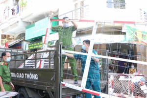 TP HCM: Phong tỏa con hẻm ở quận 3 vì có ca nghi nhiễm Covid-19