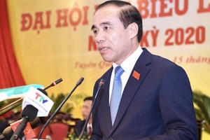 Đồng chí Chẩu Văn Lâm tái cử giữ chức Bí thư Tỉnh uỷ Tuyên Quang