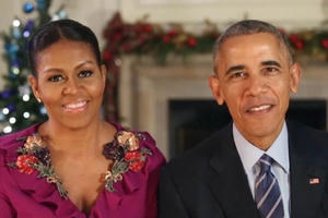 Lời chúc Giáng sinh cuối cùng tại Nhà Trắng của gia đình Obama