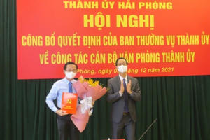 Hải Phòng điều động, bổ nhiệm hàng loạt lãnh đạo sở, ngành