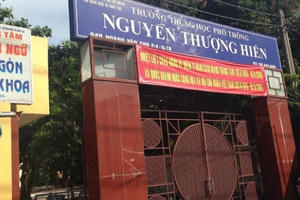 Tiền đi đâu khi lãnh đạo trường Nguyễn Thượng Hiền mang đất công cho thuê kinh doanh?