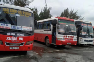 Xe khách Hải Phòng đi HN, TPHCM và ngược lại được hoạt động 50% công suất
