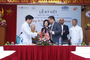 Bệnh viện Tim Hà Nội hợp tác trao đổi y tế với MD1World