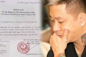 Đột xuất hoãn liveshow Tuấn Hưng: Bài học lớn trong tổ chức biểu diễn nghệ thuật