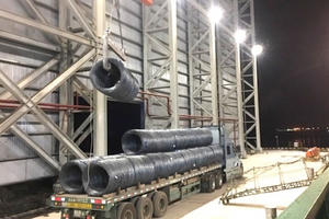 Hòa Phát xuất khẩu lô thép đầu tiên từ Dung Quất sang Nhật Bản