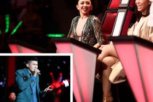 Giọng hát Việt 2017 tập 12: Thu Minh nắm tay Tóc Tiên nhún nhảy trước tiết mục "Quá khứ còn lại gì" của "Soái ca" Đào Tín