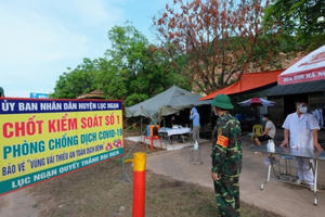 Bắc Giang: Huyện Lục Ngạn “lùi” thời gian cách ly nhiều khu vực