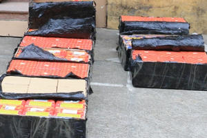 Cao Bằng: Đồn Biên phòng cửa khẩu Trà Lĩnh vụ vận chuyển 30 kg pháo nổ