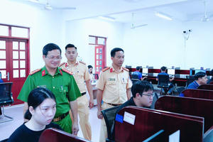 Công an Đồng Nai kiểm tra sát hạch lái xe, yêu cầu không để xảy ra tiêu cực