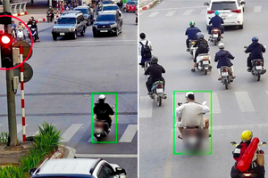 Hơn 1.800 ô tô, xe máy ở Hà Nội bị phạt nguội qua camera AI