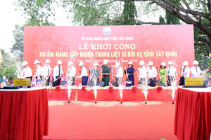 Khởi công nâng cấp Nghĩa trang liệt sĩ Đồi 82, tổng vốn 373 tỉ đồng