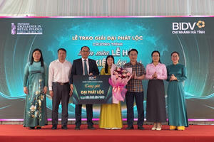 Khách hàng may mắn ‘đón lộc’ hơn 686 triệu đồng từ BIDV