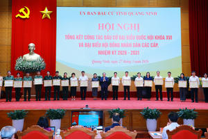 Quảng Ninh tổng kết thành công cuộc bầu cử Quốc hội khóa XVI và HĐND các cấp Quảng Ninh tổng kết thành công cuộc bầu cử Quốc hội khóa XVI và HĐND các cấp