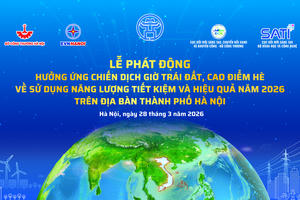 Ngày mai, Hà Nội phát động sử dụng năng lượng tiết kiệm và hiệu quả cao điểm hè 2026 Ngày mai, Hà Nội phát động sử dụng năng lượng tiết kiệm và hiệu quả cao điểm hè 2026