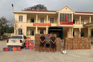 Khởi tố 6 đối tượng buôn bán vận chuyển gần 2 tấn pháo hoa nổ