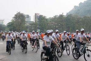 Tuyên Quang phát động đạp xe hưởng ứng chiến dịch Giờ Trái đất năm 2026