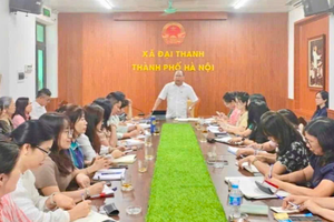 100% bếp ăn trường học trên địa bàn xã Đại Thanh không liên quan đến các công ty mua bán thịt lợn bị nhiễm dịch tả lợn Châu Phi