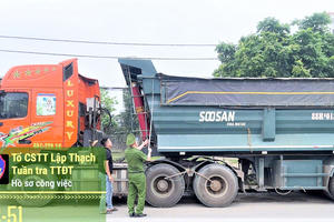 Công an tỉnh Phú Thọ tổng rà soát xe tải trọng lớn Công an tỉnh Phú Thọ tổng rà soát xe tải trọng lớn
