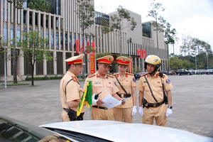 CSGT Hà Nội bảo đảm trật tự, an toàn giao thông  phục vụ Kỳ họp thứ nhất, Quốc hội khóa XVI