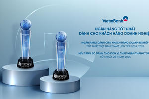 VietinBank ghi dấu ấn quốc tế với hai giải thưởng ngân hàng doanh nghiệp