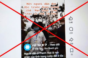 Bác thông tin sai sự thật từ trang Facebook phản động “Việt Tân”