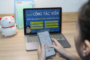 Làm cộng tác viên kiếm hoa hồng trên mạng, người phụ nữ bị mất gần 600 triệu đồng Làm cộng tác viên kiếm hoa hồng trên mạng, người phụ nữ bị mất gần 600 triệu đồng