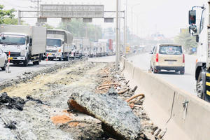 Quốc lộ 51 tăng tốc sửa chữa, sớm trả lại mặt đường êm thuận Quốc lộ 51 tăng tốc sửa chữa, sớm trả lại mặt đường êm thuận