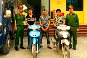 Nhóm đối tượng chuyên trộm cắp xe máy trong khu công nghiệp tại Ninh Bình sa lưới