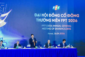 ĐHĐCĐ FPT 2026: Tham vọng 'lên mâm AI trăm triệu USD, nắm bắt cơ hội từ làn sóng dịch chuyển chuỗi cung ứng toàn cầu