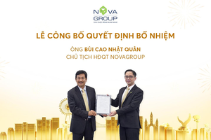 NovaGroup: Ông Bùi Cao Nhật Quân chính thức giữ ghế Chủ tịch Hội đồng quản trị