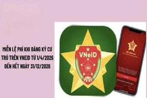 Miễn lệ phí đăng ký cư trú trên VNeID đến hết năm 2026