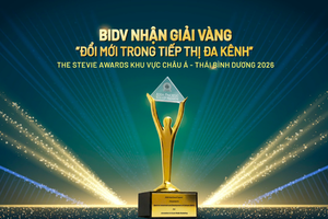 BIDV đạt giải Vàng The Stevie Awards về truyền thông giáo dục tài chính