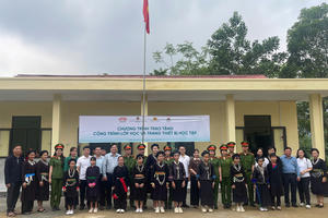 Quỹ Kiến tạo Ước mơ và C06 trao tặng công trình điểm trường tại Tuyên Quang: Hơn 1,1 tỷ đồng đầu tư đồng bộ, hỗ trợ hơn 900 học sinh vùng cao