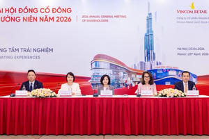 ĐHĐCĐ Vincom Retail (VRE) 2026: Kế hoạch lãi 5.375 tỷ đồng, chốt chia cổ tức tiền mặt tỷ lệ 10%
