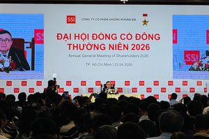 ĐHĐCĐ SSI 2026: Chủ tịch Nguyễn Duy Hưng từ chối cạnh tranh kiểu 'chuồng chợ', không hứa giá cổ phiếu tăng bằng lần