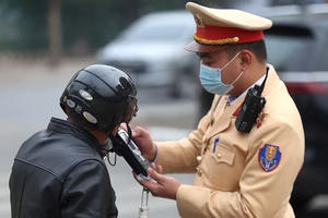 Hà Nội xử lý 429 trường hợp vi phạm nồng độ cồn dịp nghỉ lễ Giỗ Tổ Hùng Vương