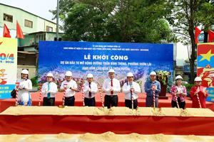 TP HCM khởi công mở rộng đường Trần Bình Trọng, kỳ vọng giải “nút thắt” giao thông trung tâm