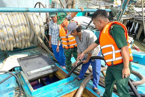 Phát hiện tàu cá vận chuyển hơn 31.000 lít dầu không rõ nguồn gốc trên vùng biển Cà Mau 