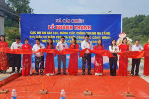 Cái Chiên khởi công nhiều dự án hạ tầng trọng điểm năm 2026