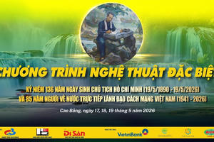Chương trình nghệ thuật đặc biệt ca ngợi Chủ tịch Hồ Chí Minh