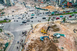 Hà Nội phân luồng nút La Thành - Nguyễn Chí Thanh từ 18/5 để thi công Vành đai 1
