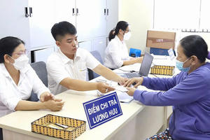 Tăng 8% lương hưu và trợ cấp từ ngày 1/7/2026