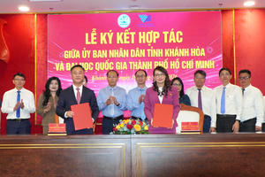 UBND tỉnh Khánh Hòa và Đại học Quốc gia TP HCM ký kết hợp tác