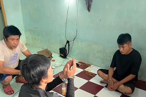 Công an xã Đại Phước triệt phá vụ tổ chức sử dụng trái phép chất ma túy, tạm giữ hình sự 3 đối tượng