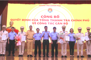 Thanh tra Chính phủ tiếp nhận 7 sĩ quan công an biệt phái
