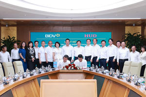 BIDV và HUD tăng cường hợp tác hướng tới phát triển bền vững
