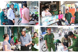 Xã Vĩnh Lộc (TP HCM) ra quân xử lý nghiêm tình trạng lấn chiếm lòng đường, vỉa hè