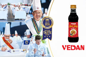 Sản phẩm nước tương Vedan Việt Nam đạt chứng nhận ‘Vị ngon thượng hạng 2026’